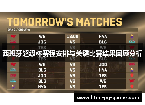 西班牙超级杯赛程安排与关键比赛结果回顾分析 西班牙超级杯赛程安排与关键比赛结果回顾分析